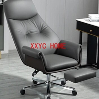 Grey Office Chair Footrest Sleep Comfort Ergonomic Office Chair Lumbar Support Fashion Design Chaises De Bureau Home Furniture