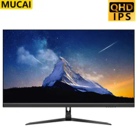 MUCAI 32 Inch 2K Monitor 75Hz QHD Desktop PC Lcd Display Gaming Flat Panel Screen Computer LED 2560*1440 HDMI-Compatible and DP
