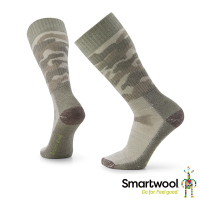 官方直營 Smartwool 狩獵中級減震迷彩長筒襪 軍風橄綠 美麗諾羊毛襪 狩獵襪 保暖襪 除臭襪