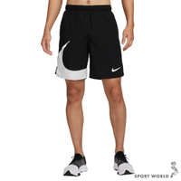 【下殺】Nike 短褲 男裝 9吋 無內襯 排汗 黑白【運動世界】FB8555-010