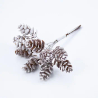 10pcs/lot Artificial Pine Cone Flower Wedding Wreath Flowers Christmas Decoration For Home Decor Diy Gift Bouquet