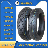 130/70-12 120/70-12 90/90-12 100/60-12 90/70-12 70/90-12 130/60-13 130/70-13 Tubeless Tire for Electric Scooter Motorbike Bikes