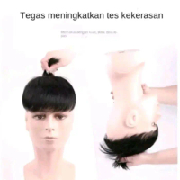 Wig Toupee Premium Rambut Palsu Untuk Pria Botak Rambut Warna Hitam Alami Rambut Palsu Penutup Kebot