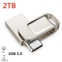 New U Disk 2TB 1TB 512GB USB 3.0 Type-C Interface Mobile Phone 256GB 128GB For Computer Mutual Transmission Portable USB Memory