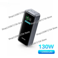 Anker Prime Power Bank 12000mAh 2-Port Portable Charger 65W Max Output Spare Battery Portable Power Bank Large Capacity