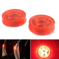 LED Car Opening Door Safety Warning Lights Accessories For Fiat Panda Bravo Punto Linea Croma 500 595