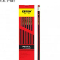 Pensil WITH ERASE HB 6151 / 2B 3181 KENKO ISI LUSIN / 12PCS