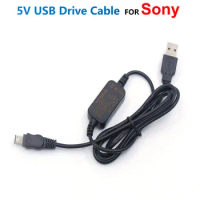 5V USB Drive Cable Power Adapter Charger AC-L10 AC-L10A AC-L10B AC-L10C AC-L15 AC-L15A AC-L100 AC-L100B AC-L100C for Sony TRV210