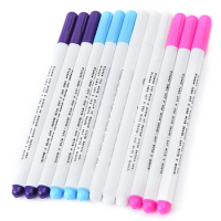 5pcs Water Erasable Pen DIY Ink Markers Pen Fabric Marker Marking Pen For Cross Stitch Needlework Tools Sewing Accessories