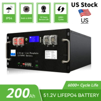 New 48V 100Ah LiFePo4 Battery Pack 51.2V 5kw Lithium Iron Phosphate Batteries 16S 100A Built-in BMS 48V 100AH 150AH 200AH Pack
