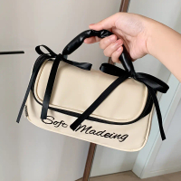 Korean Style Simple Handheld Makeup Bag Large Capacity Skincare Storage Bag Travel Portable Toiletry