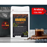 Cafe Arabica nguyên chất, Arabica cầu đất pha máy pha phin gói 500gr Hòa