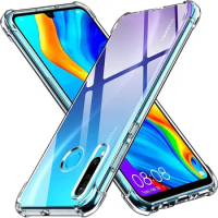 Clear Case For Huawei P30 Lite P20 Plus P30 P40 Lite E P50 P60 Pro Thick Shockproof Silicone Phone Cover Funda