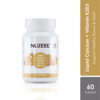 Alpro Pharmacy Nuzeel Liquid Calcium With D3 & K2 60s