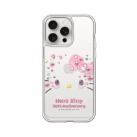 【apbs】三麗鷗 iPhone全系列機型 防震雙料水晶彩鑽手機殼(50th限定-夢幻凱蒂)