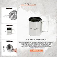 Gelas cangkir Dhaulagiri Insulated Mug Stainless Outdoor Camping