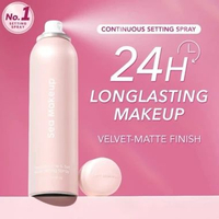 SEA MAKEUP Stayput Glow Fix Setting Spray - Longlasting Makeup 24 Jam Continuous Setting Spray Velve