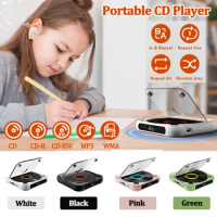 KC918 CD Player Portable Bluetooth Speaker, LED Screen, Stereo Player, IR Remote, Wall Mountable with FM Radio