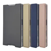 Ultra Thin Magnet Leather Flip Case For Sony Xperia XZ XZ1 XZ2 XZ3 Z5 Compact X Premium XA XA1 Plus XA2 Ultra L1 L2 L4 Cover
