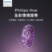 【Philips 飛利浦】Hue 智慧照明 全彩情境 1M延伸燈帶 藍牙版(PH009 支援HomeKit/Google系統)
