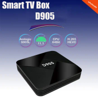 Wholesale 3PCS D905 Game Box Smart Tv box android 11.1 Amlogic S905L 4G 32G ARM Cortex-A53 4K Set Top Box Media player Pk TX3 mi