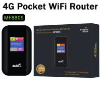 Pocket 4G WiFi Router MiFi Modem Router 150Mbps 2100mAh Mobile Wireless Hotspot with Sim Card Slot Wide Coverage Router