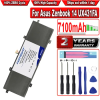 HSABAT 7100mAh C21N1833 0B200-03340000 Battery for Asus Zenbook 14 UX431FA UX431FN Vivobook S14 S431FL UX431FN UX431FA UM431DA