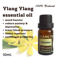 【จัดส่งจากประเทศไทย】 j.aroma น้ำมันหอมระเหยกระดังงา สกัดจากธรรมชาติ 100% j.aroma ylang ylang essenti