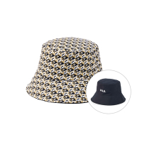 FILA 時尚雙面筒帽/漁夫帽-黑色 HTX-5205-BK