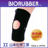 【BIORUBBER 山本化學】遠紅外線護膝 - 未滅菌(日本原裝-單腳)