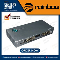 Amplifier 6 Channel Mobil Rainbow EL-M1200 - 6 Channel Amplifier 8 Channel Processor SILVER