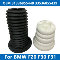 2Pcs Rubber Buffer Front Rear Suspension Shock Absorber Bump Stop 31336855440 33536855439 for BMW F20 F21 F30 F36 120d 320i 335i