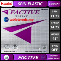 Jualan Panas Nittaku Getah Factive Spin Getah Ping Pong Getah Ping Pong Getah Ping Pong Getah Buatan