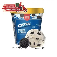 Walls Es Krim Selection Oreo Cookies & Cream 410 ml