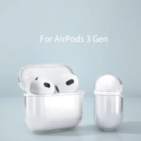 TPU Transparent Bluetooth Earphone Case For Apple AirPods 3gen Anti-dust Headphone Cases For Airpods 3 Protective Cover