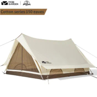 Mobi Garden Nature Hike Tent Outdoor Equipment Family Light Luxury Large Space Rain Proof Heavy Cotton Camping Tent Travel
