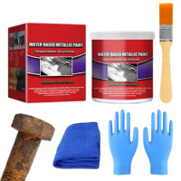 Water Based Rust Remover Rust Cleaner Converter Gel Multi-Functional Effective Rust Converter Gel With Brush For Garage Car