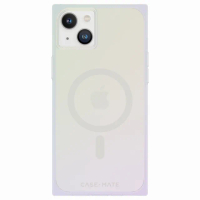 【CASE-MATE】iPhone 14 Plus 6.7吋 Blox 環保抗菌防摔超方殼MagSafe版 - 彩虹雷射