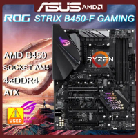 B450 Motherboard ASUS ROG STRIX B450-F GAMING AM4 DDR4 64GB For Ryzen 5 5600X cpu AMD B450M PCI-E 3.0 M.2 USB3.1ATX
