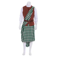 Cosplaydiy Historical Mens Suit Outlander Jamie Fraser Costume Scottish Kilt Regency Outfit Custom Made L320
