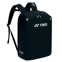 Yonex PU High Quality Badminton Racket Sports Bag Genuine Leather Racket Bag Thickened Tennis Backpack Waterproof Large Capacity