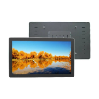 32 Inch rugged industrial touch screen monitor with 350 brightness usb interface