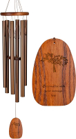 Woodstock Wind Chimes Amazing Grace Chime Medium (24) Bronze Wind Chime Inspirational and Memorial G