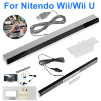 For Nintendo Wii/Wii U Game Sensor Bar Infrared IR Signal Ray Wired Receivers USB Plug Sensor Bar For Wii/Wii U Game Accessories