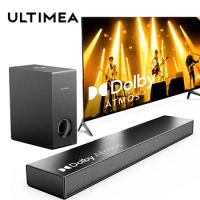 ULTIMEA 2.1 Sound Bar for Smart TV With Dolby Atmos,190W Peak Power Soundbar with Subwoofer,Home Theater Bluetooth Speakers