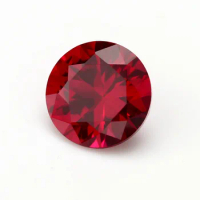 Natural Ruby Round Cut Large Size 15.0mm Cut VVS Loose Gemstone for Jewelry Making Pass UV Tested Ruby
