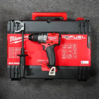 Milwaukee 18V M18 Brushless Combi Drill Bare Unit M18FPD3-0 2904-20 Torque Percussion New bare metal machine with toolbox