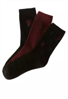 DIVERSE Pack of 3 Logo Socks