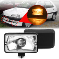 Pair 12V Front Fog Light Spotlight Spotlamp Driving Light DRL Led lighting Sim 3211 for PEUGEOT 205 GTI CTI 106 306 Mi16 H3