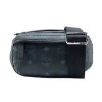 【MCM】Visetos Original 系列斜揹腰包(黑)